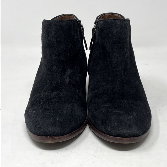 Sam Edelman Suede Petty Chelsea Booties Black Size 6 - Picture 1 of 9
